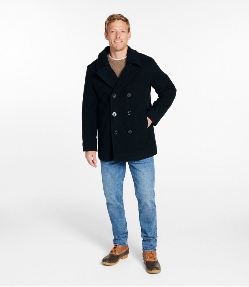 Men's L.L.Bean Wool Peacoat