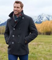 Ll bean men's wool coat hotsell