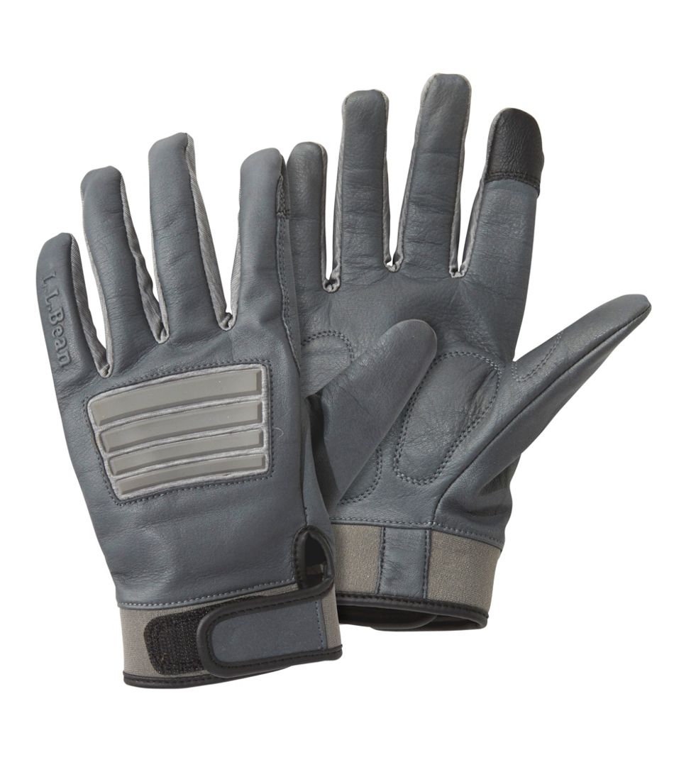 Men's Uplander Pro Hunting Gloves Gray Large, Leather | L.L.Bean