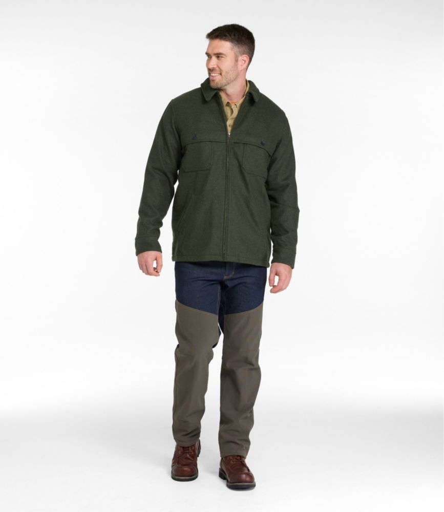 Men's Maine Guide Zip-Front Jac-Shirt, Loden, small image number 6