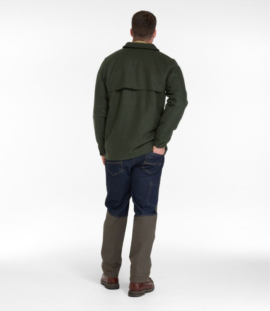 Men's Maine Guide Zip-Front Jac-Shirt, Loden, small image number 7