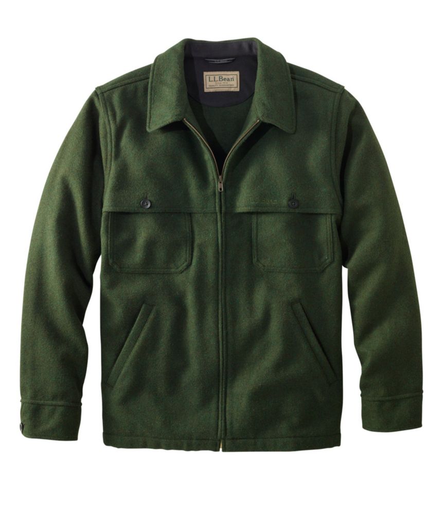 Men's Maine Guide Zip-Front Jac-Shirt, Loden, small image number 1