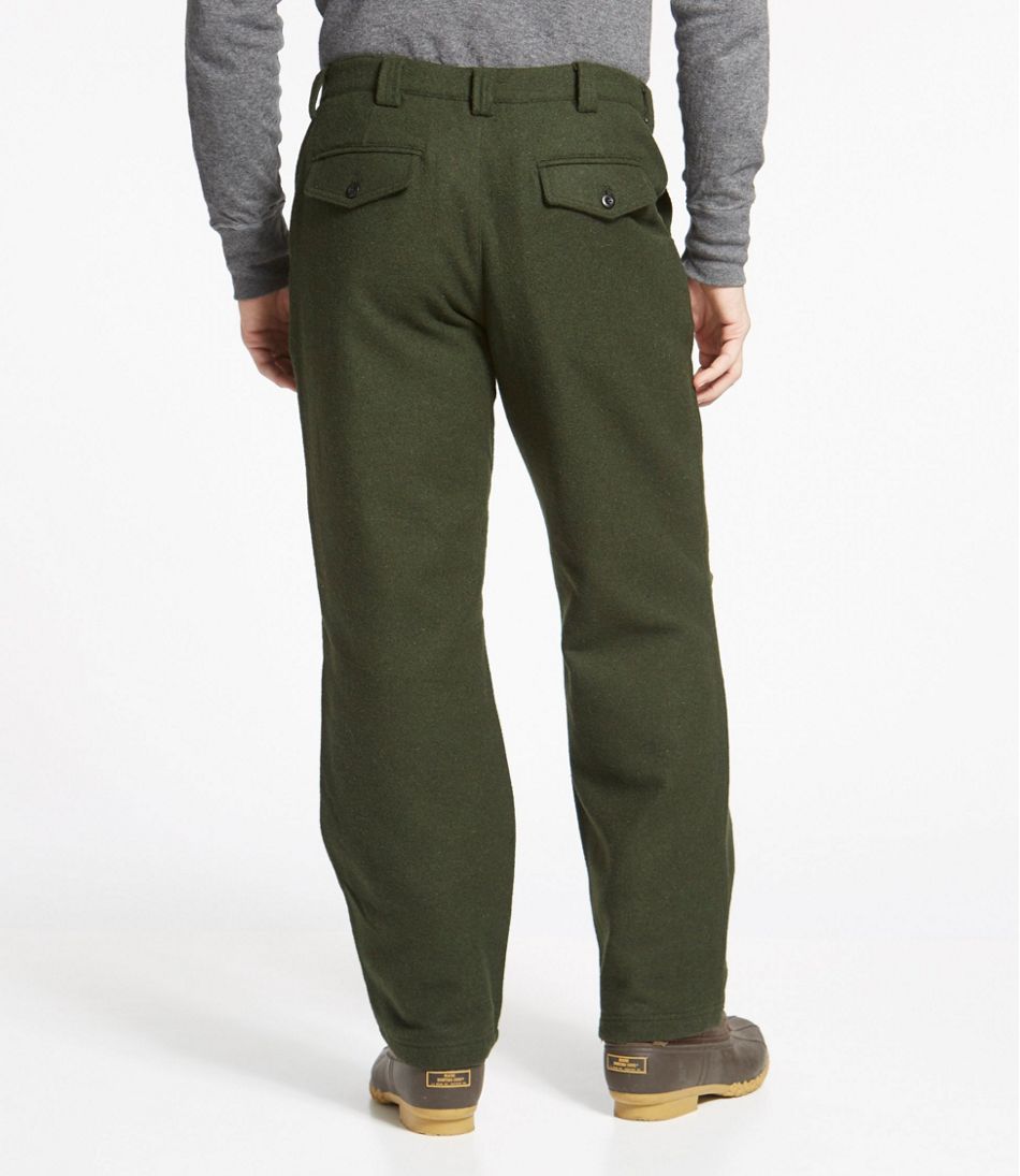 Men's Maine Guide Wool Pants with PrimaLoft | Pants & Bibs at L.L.Bean