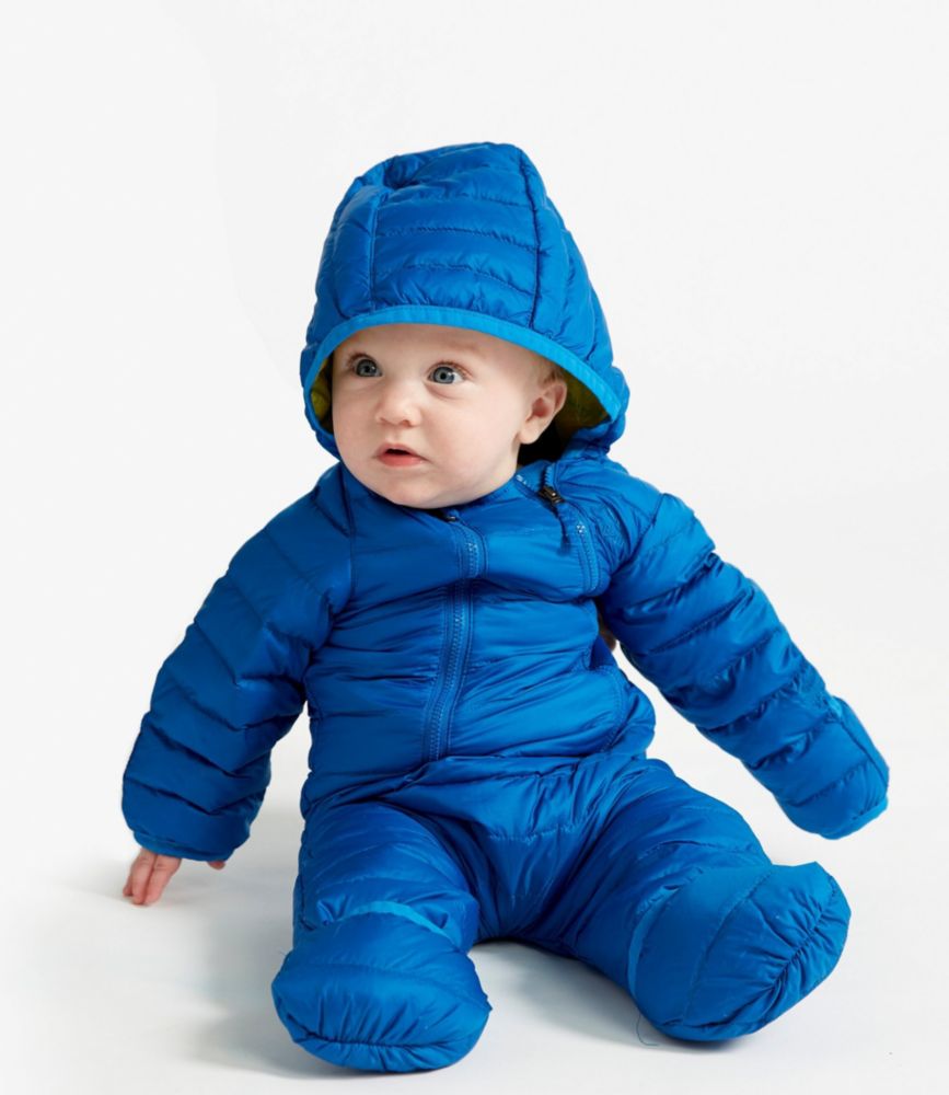 infant down snowsuit