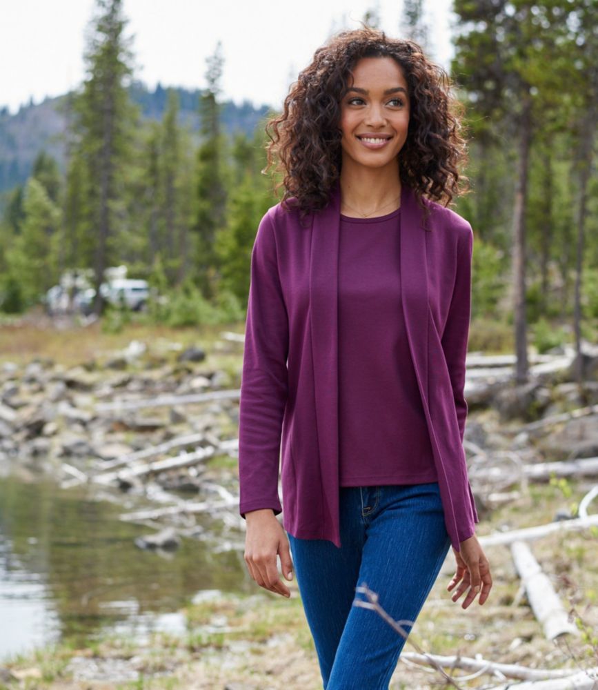 pima cotton cardigan