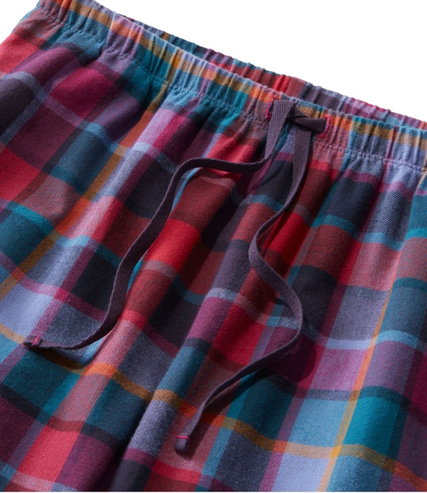 Women's L.L.Bean Flannel Sleep Pants, Plaid, Sailcloth Stripe, small image number 4