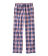 Women's L.L.Bean Flannel Sleep Pants, High-Rise Plaid | Pajamas ...