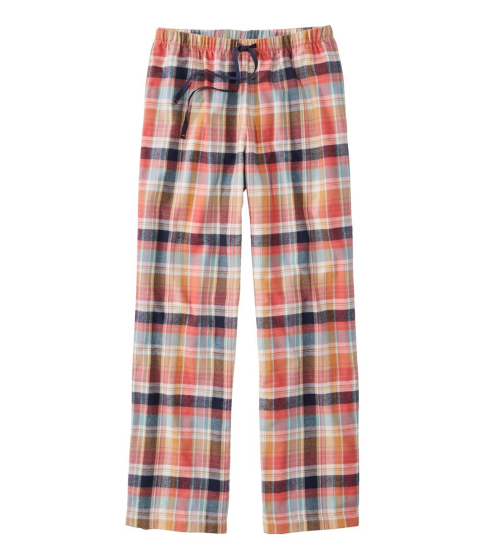 Women's L.L.Bean Flannel Sleep Pants, Plaid | Sleepwear at L.L.Bean