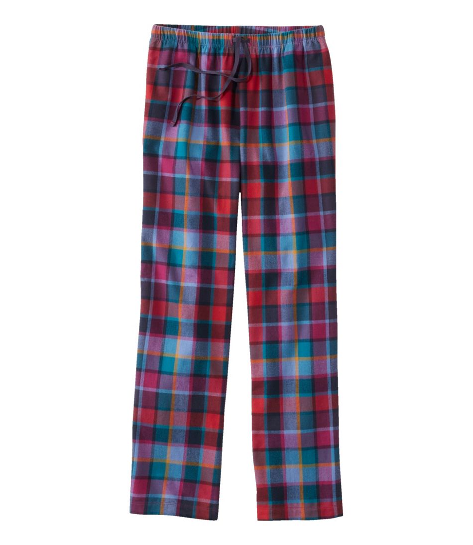 Women's L.L.Bean Flannel Sleep Pants, Plaid | Pajamas & Nightgowns at L ...