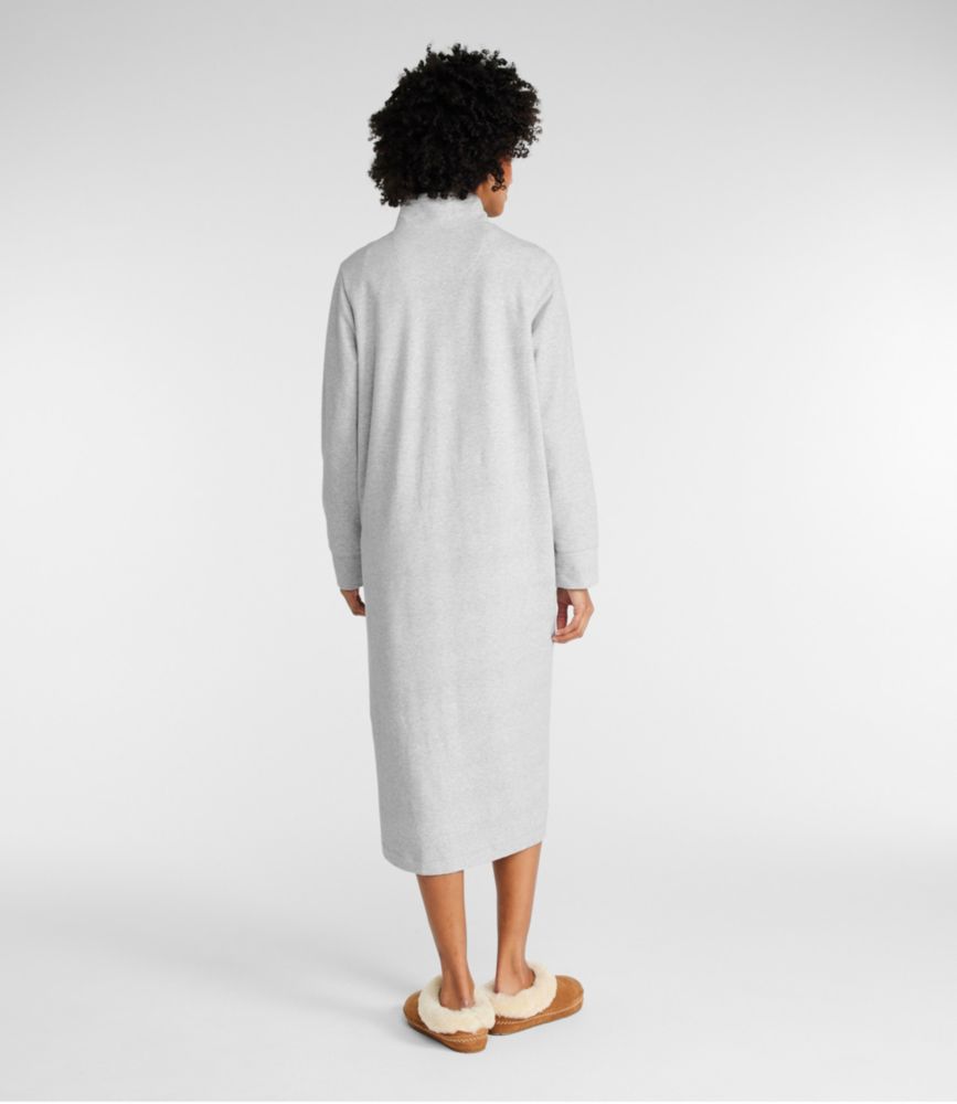 sweatshirt robe with zipper