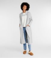 Women's Ultrasoft Sweatshirt Robe, Stripe at L.L. Bean