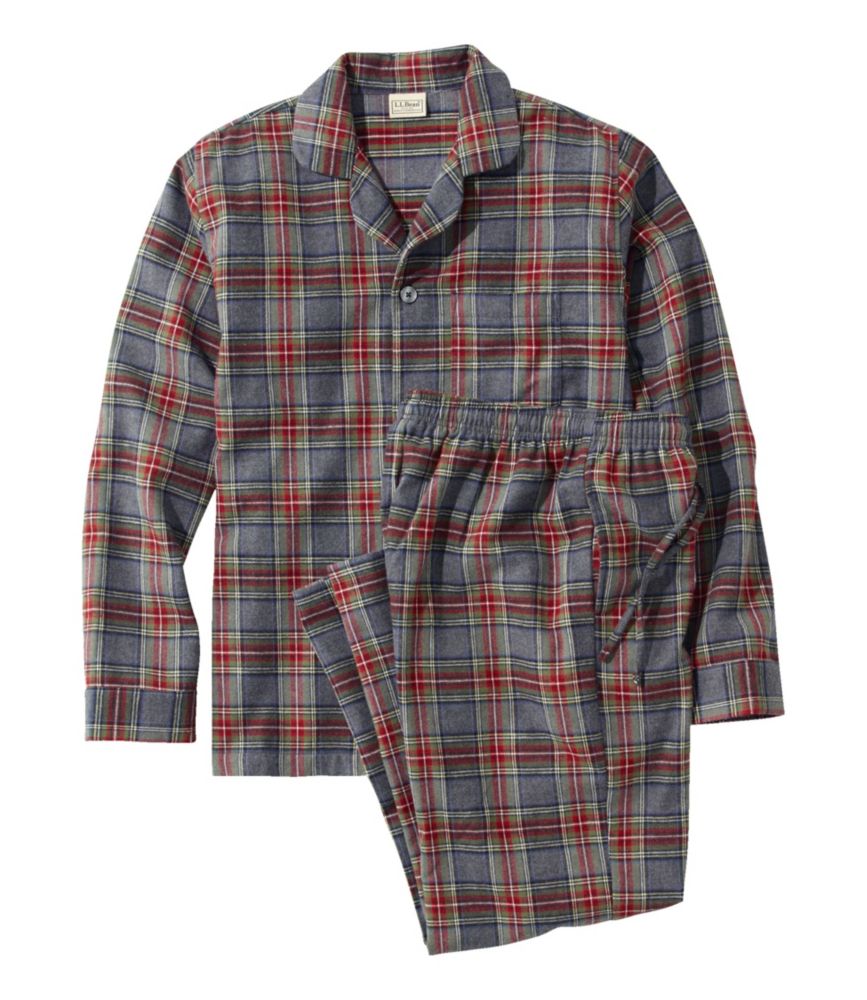 Men s Scotch Plaid Flannel Pajamas