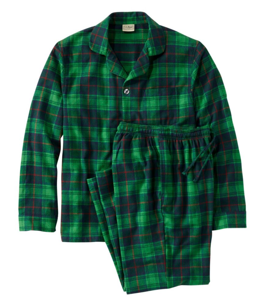 Men's Scotch Plaid Flannel Pajamas, Cranston, small image number 1