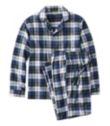 Embroidered Men's Scotch Plaid Flannel Pajamas at L.L. Bean