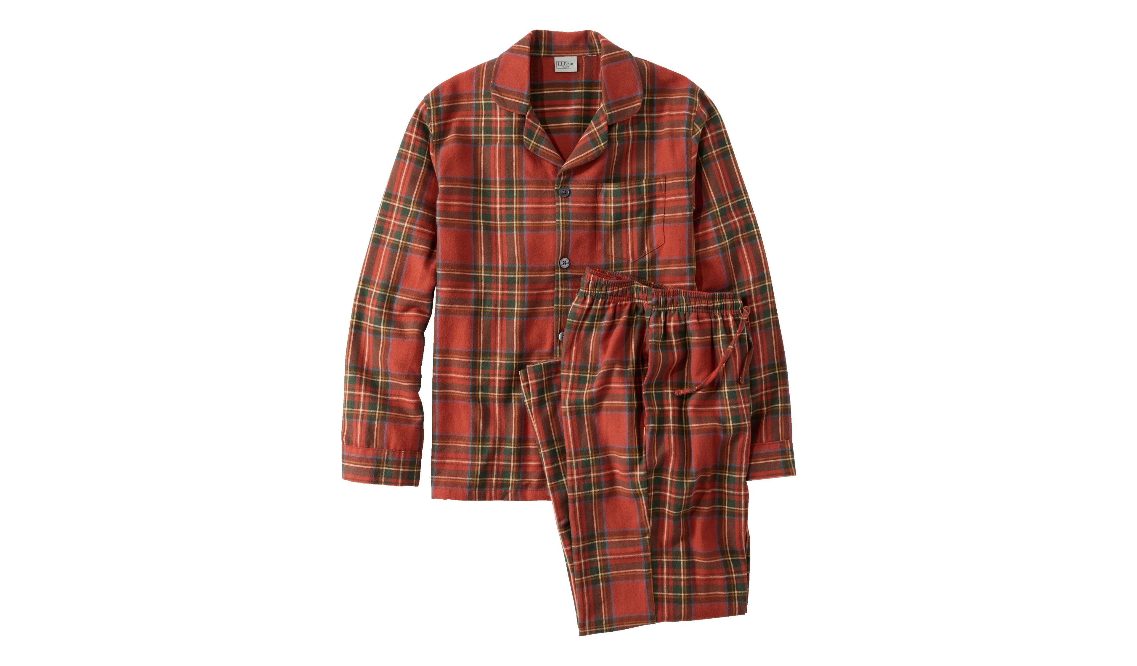 Men's Scotch Plaid Flannel Pajamas
