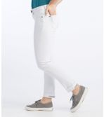 Women's L.L.Bean Performance Stretch Jeans, White