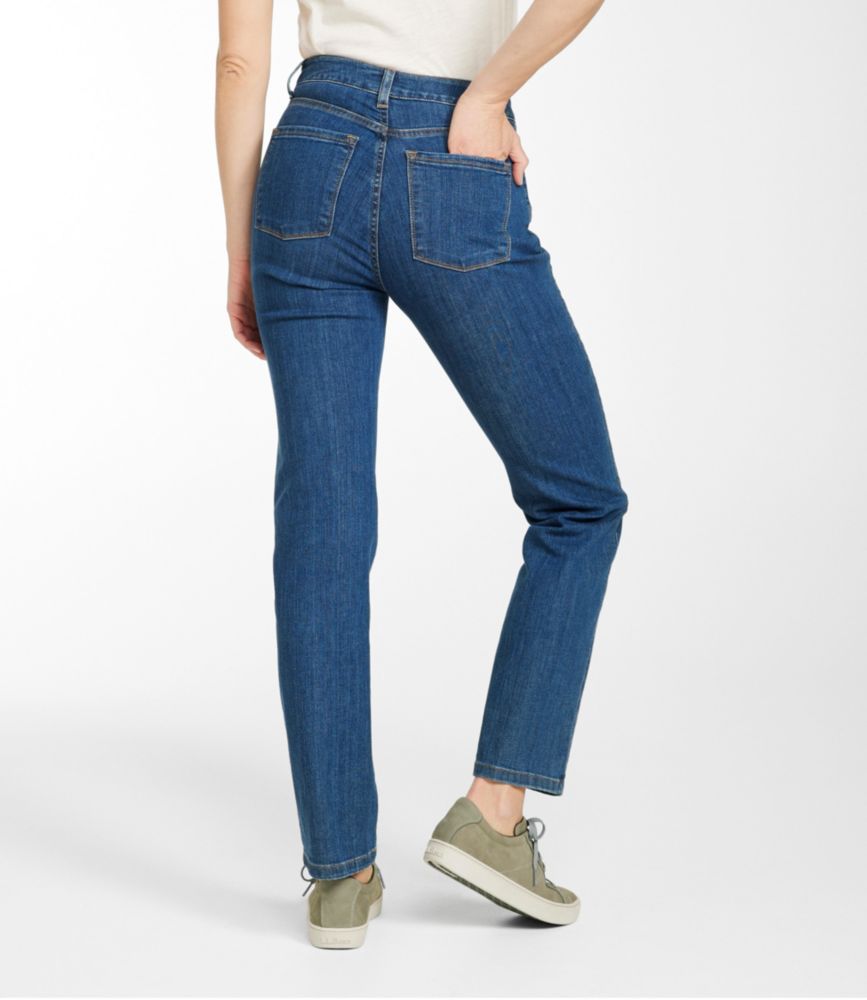 Women's True Shape Jeans, High-Rise Straight-Leg, Rinsed, small image number 3