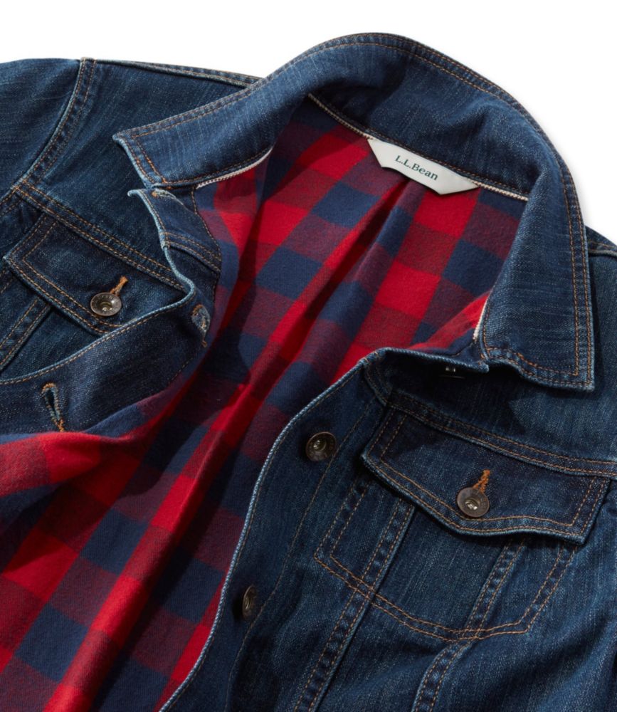 jean flannel jacket