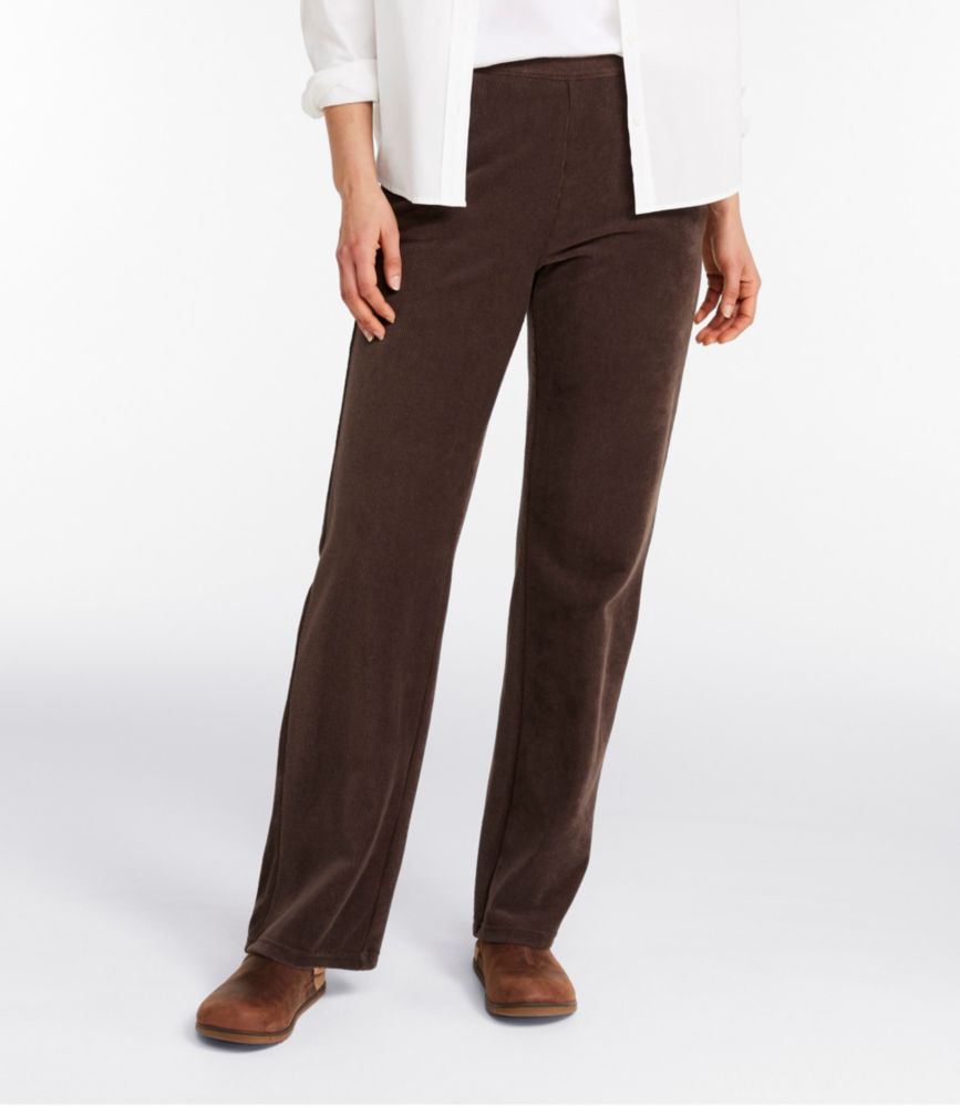 Women's Perfect Fit Knit Cords, Straight-Leg