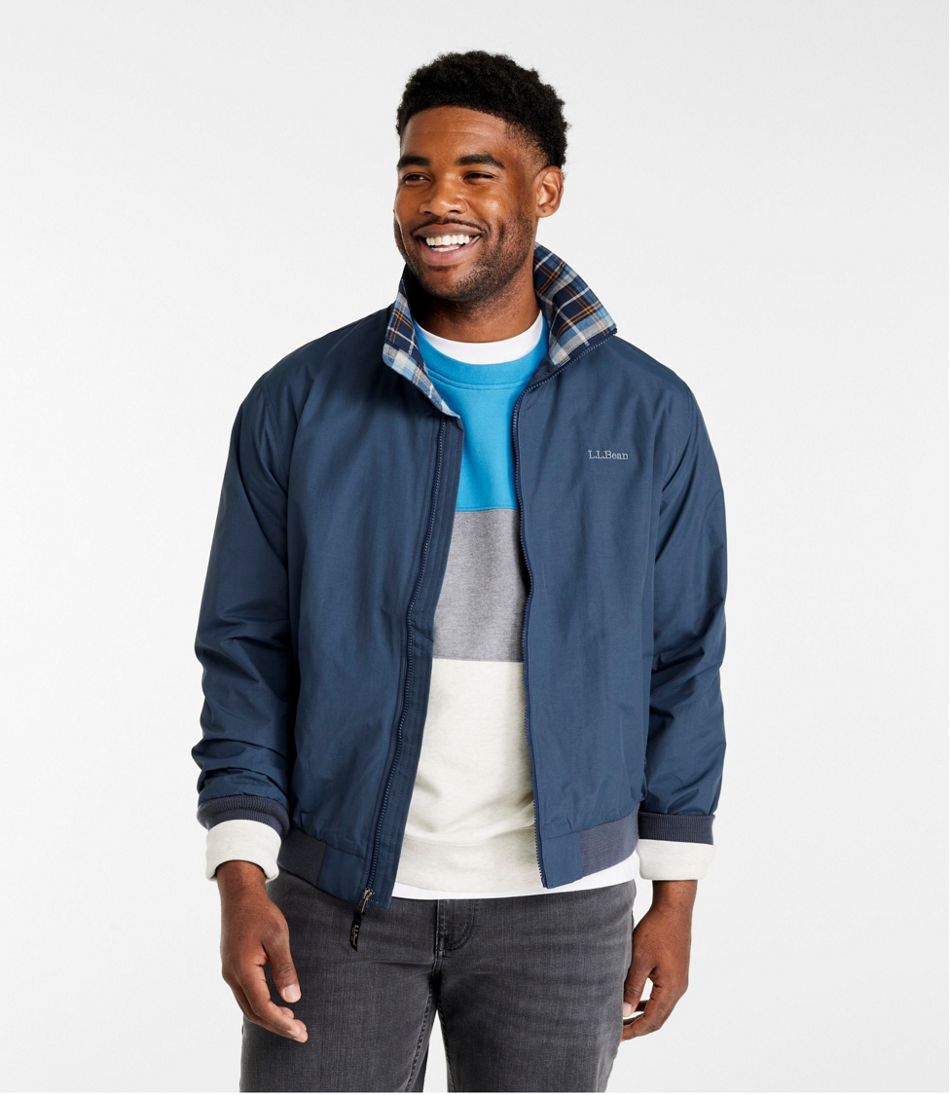 Men's Warm-Up Jacket, Flannel-Lined