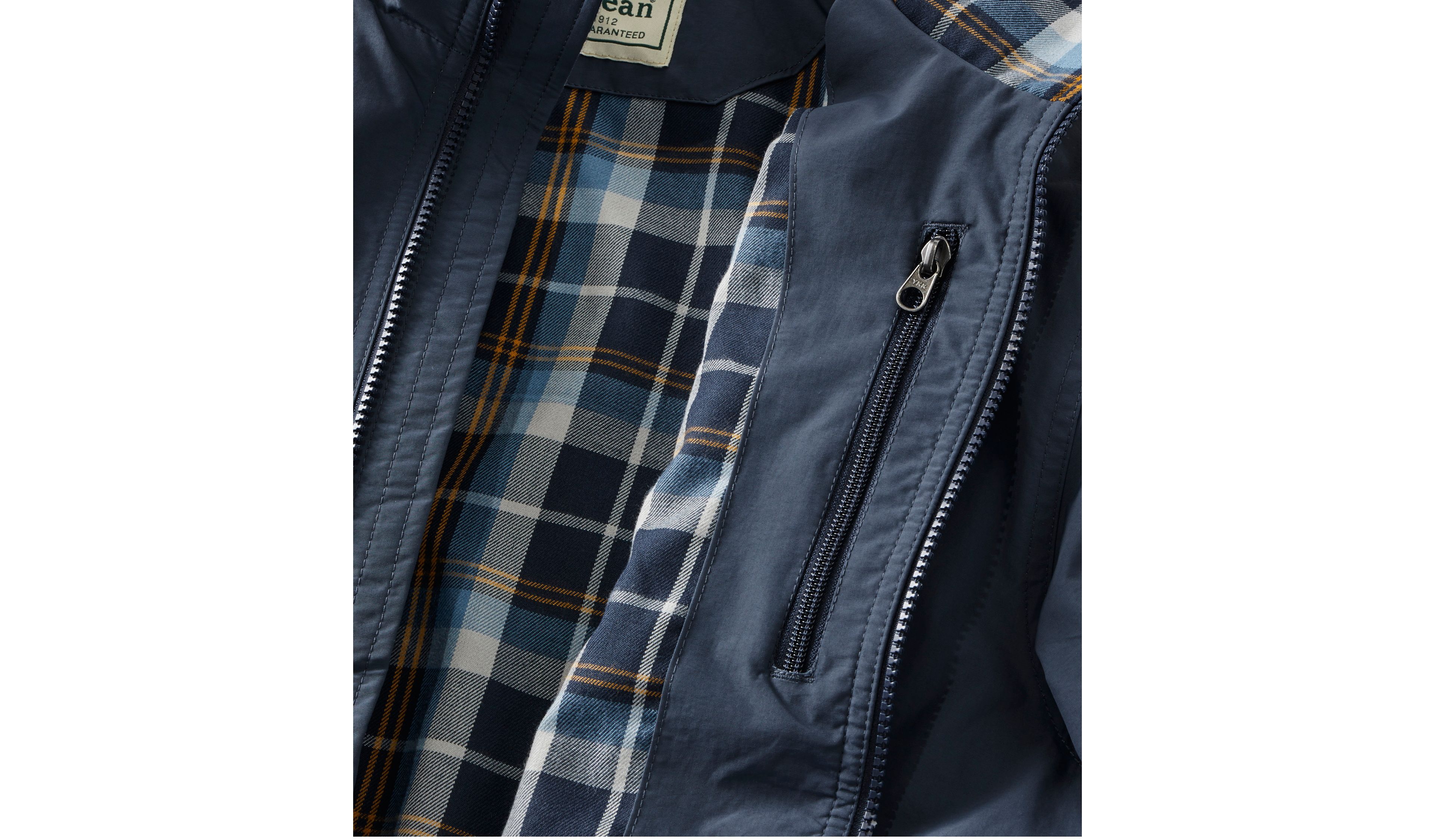 Men's Warm-Up Jacket, Flannel-Lined