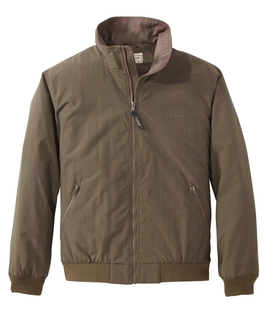 Men's Warm-Up Jacket, Flannel-Lined