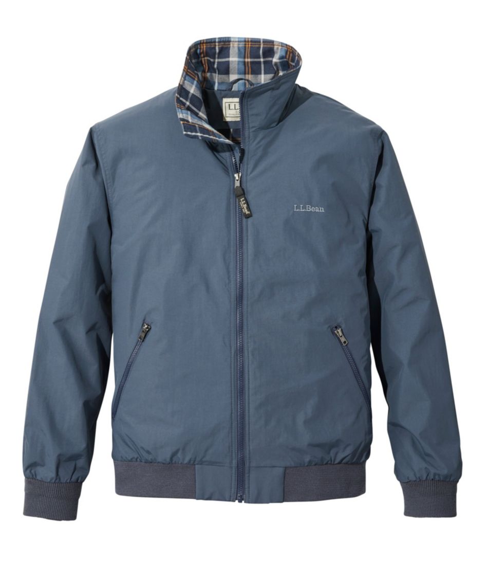 Men's Warm-Up Jacket, Flannel-Lined | Insulated Jackets at L.L.Bean