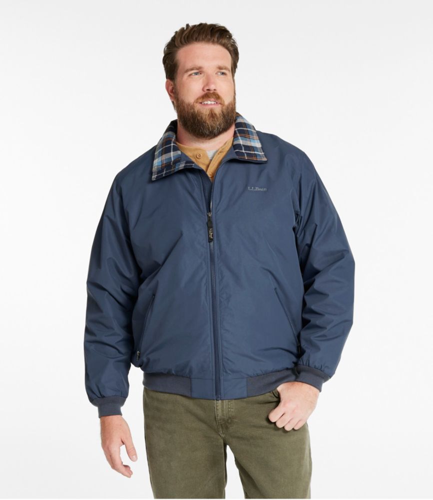 Men's Warm-Up Jacket, Flannel-Lined