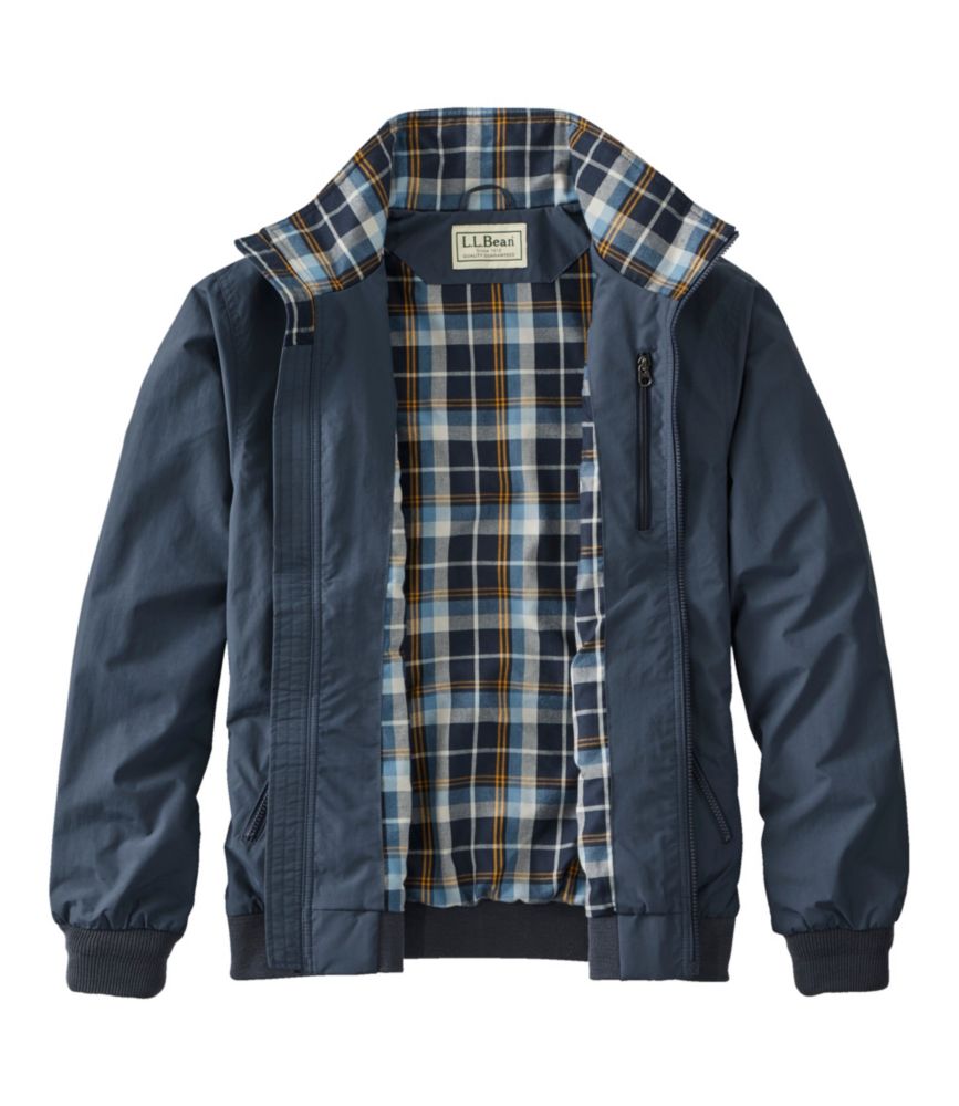 Men's Warm-Up Jacket, Flannel-Lined