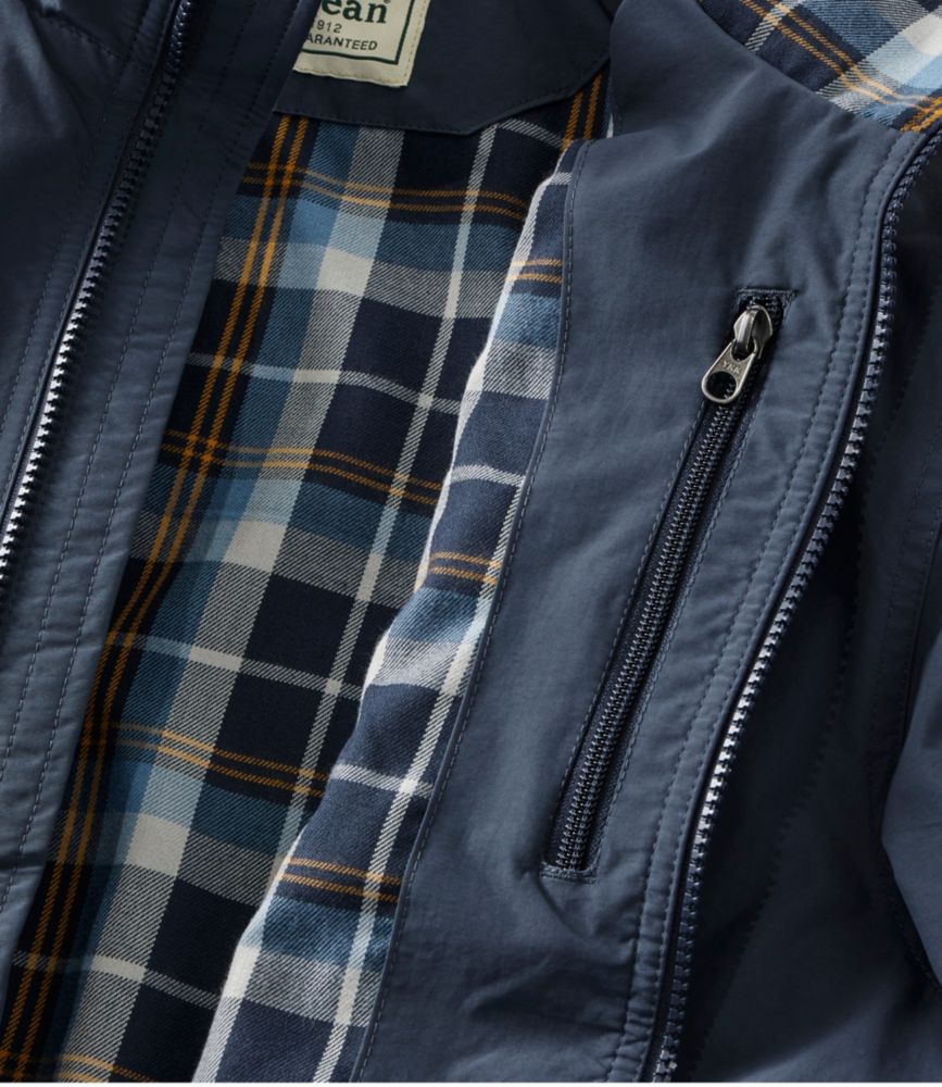 Men's Warm-Up Jacket, Flannel-Lined