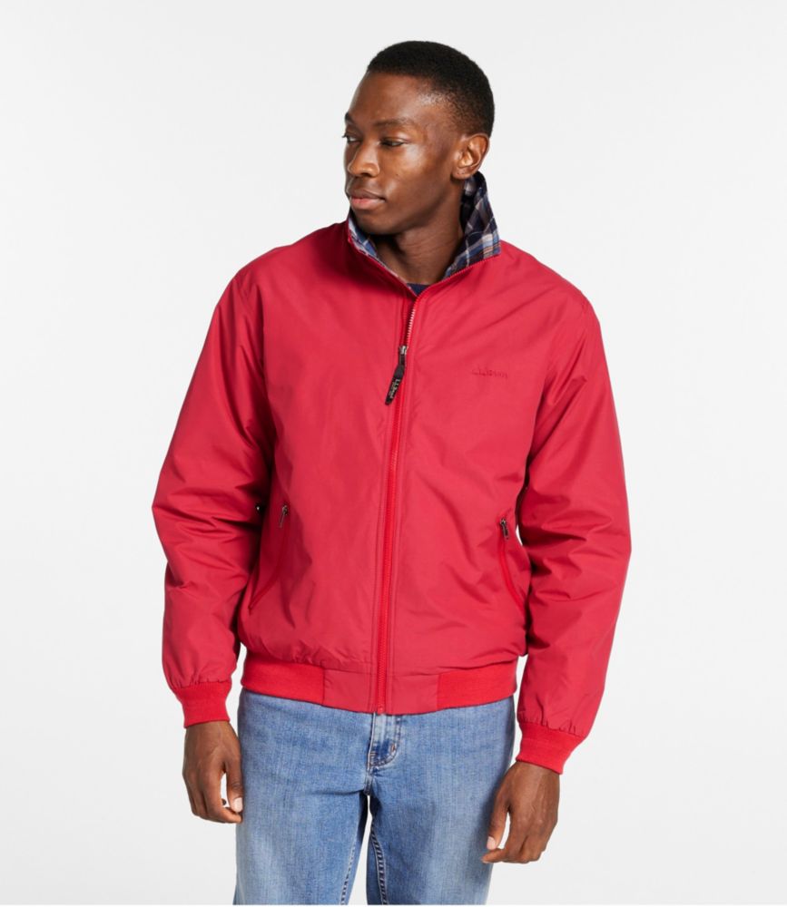 Men's Warm-Up Jacket, Flannel-Lined