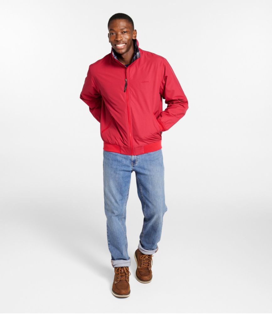 Men's Warm-Up Jacket, Flannel-Lined