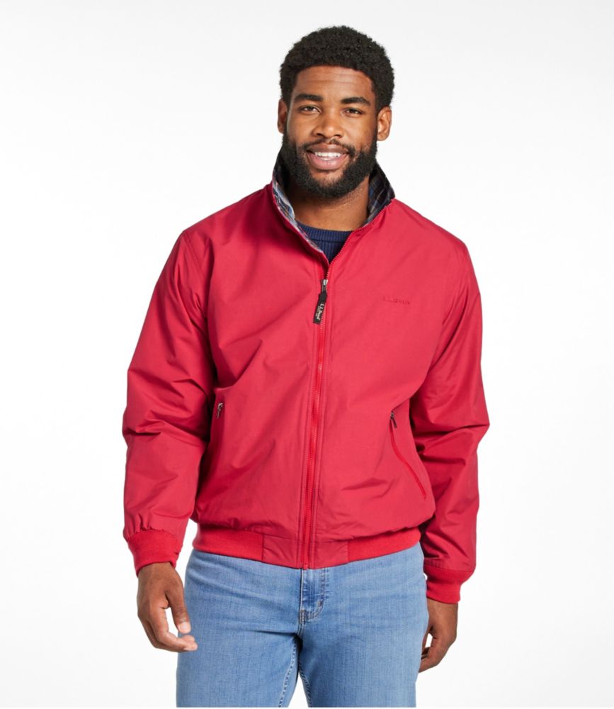 Men's Warm-Up Jacket, Flannel-Lined