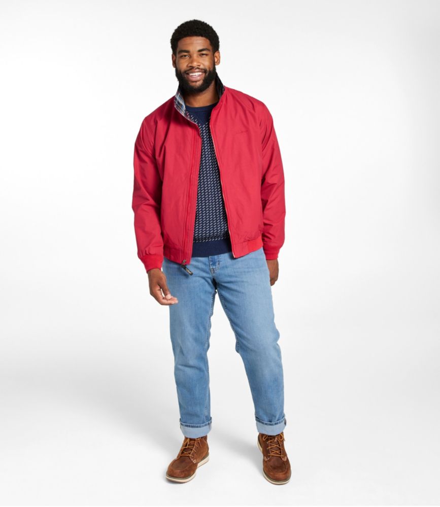 Men's Warm-Up Jacket, Flannel-Lined