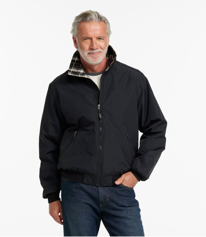 Men's Warm-Up Jacket, Flannel-Lined LLBean no longer good for tall men