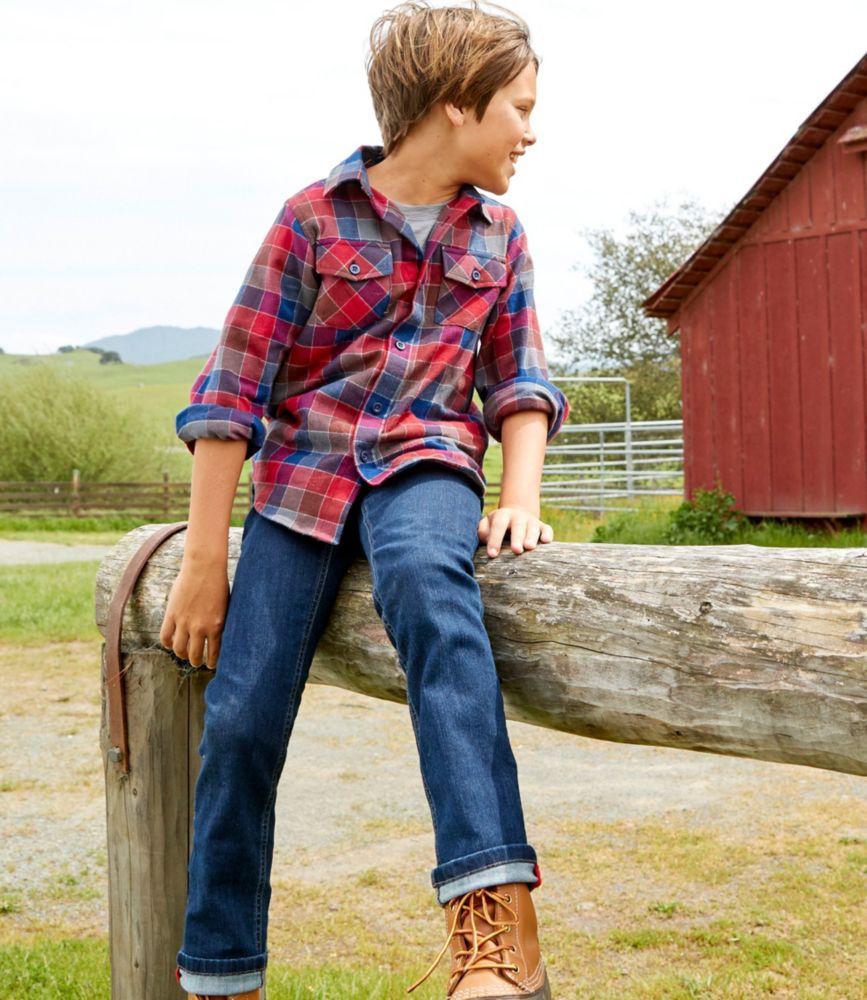 boys elastic waist jeans