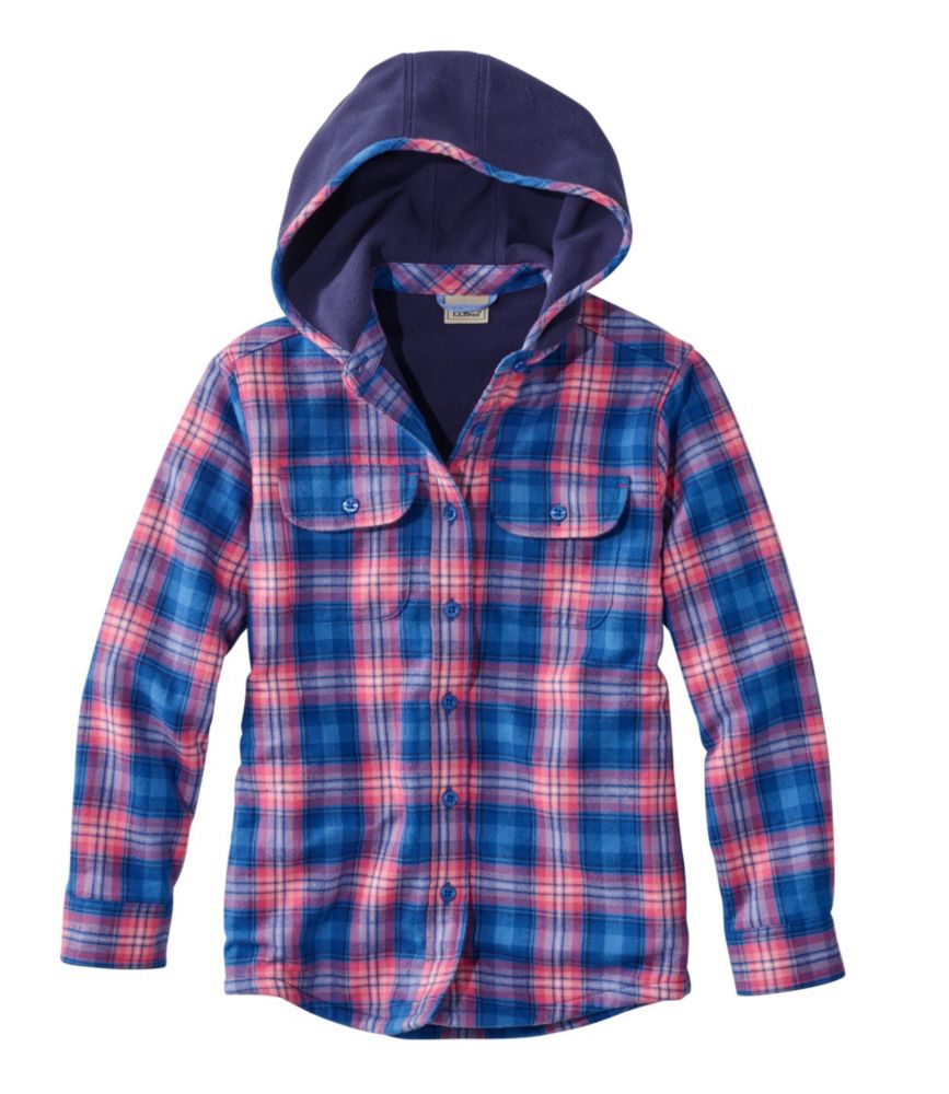 ll bean flannel fleece shirt