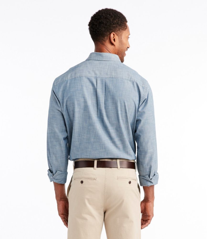 what to wear with chambray shirt men