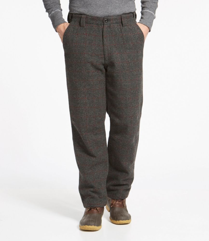 Men's Maine Guide Wool Pants with PrimaLoft, Plaid, Malone, small image number 2