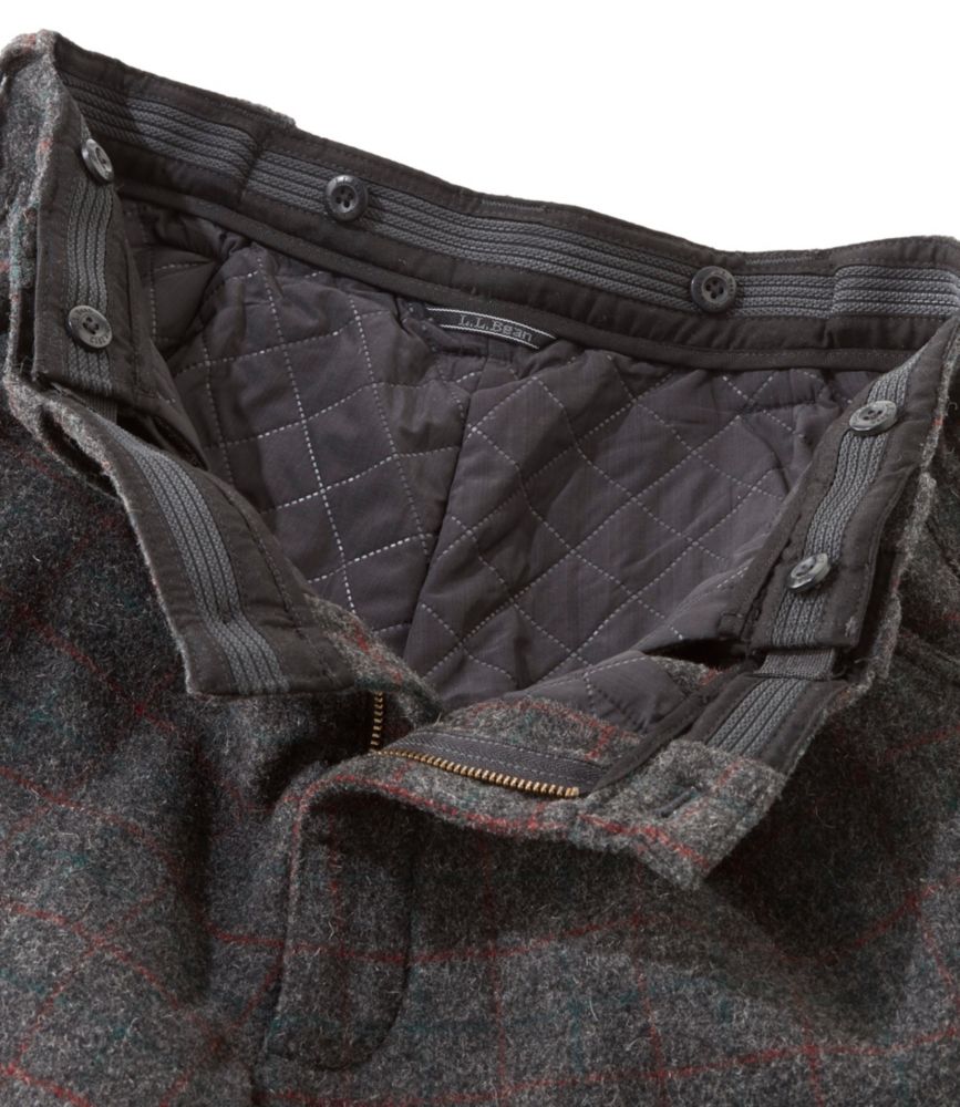 Men's Maine Guide Wool Pants with PrimaLoft, Plaid | Pants