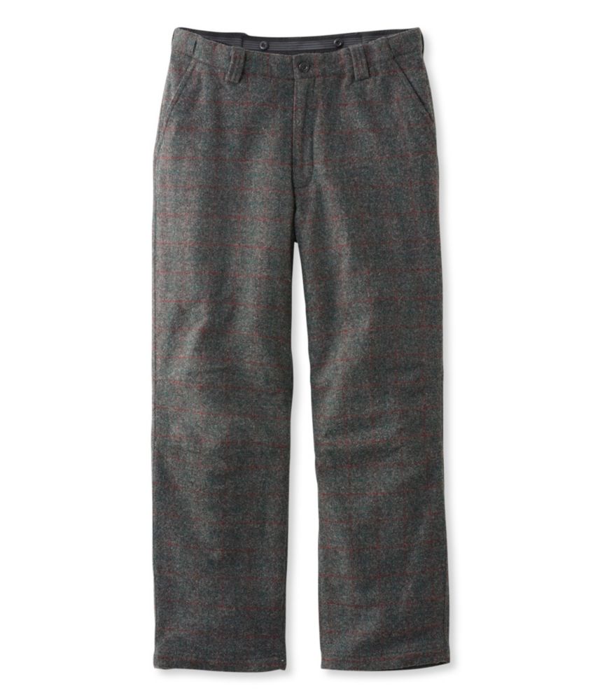 Men's Maine Guide Wool Pants with PrimaLoft, Plaid, Malone, small image number 1