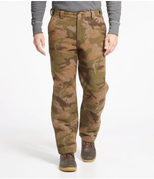 Men's Maine Guide Wool Pants with PrimaLoft, Camouflage