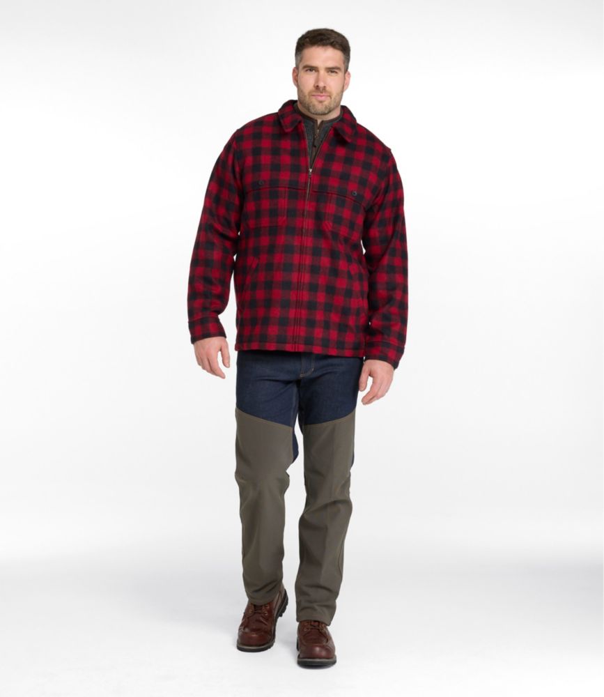 Men's Maine Guide Zip-Front Jac-Shirt, Plaid, Malone, small image number 6