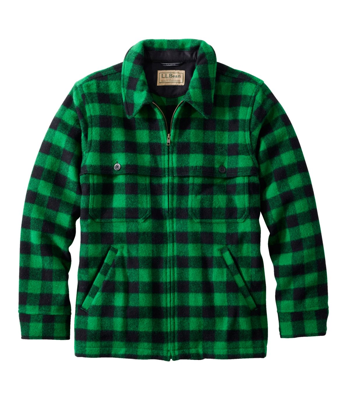 Men's Maine Guide Zip-Front Jac-Shirt, Plaid