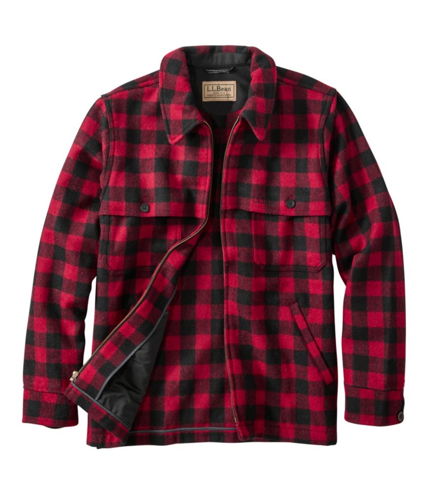 Men's Maine Guide Zip-Front Jac-Shirt, Plaid