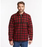 Men's Maine Guide Zip-Front Jac-Shirt with PrimaLoft, Plaid