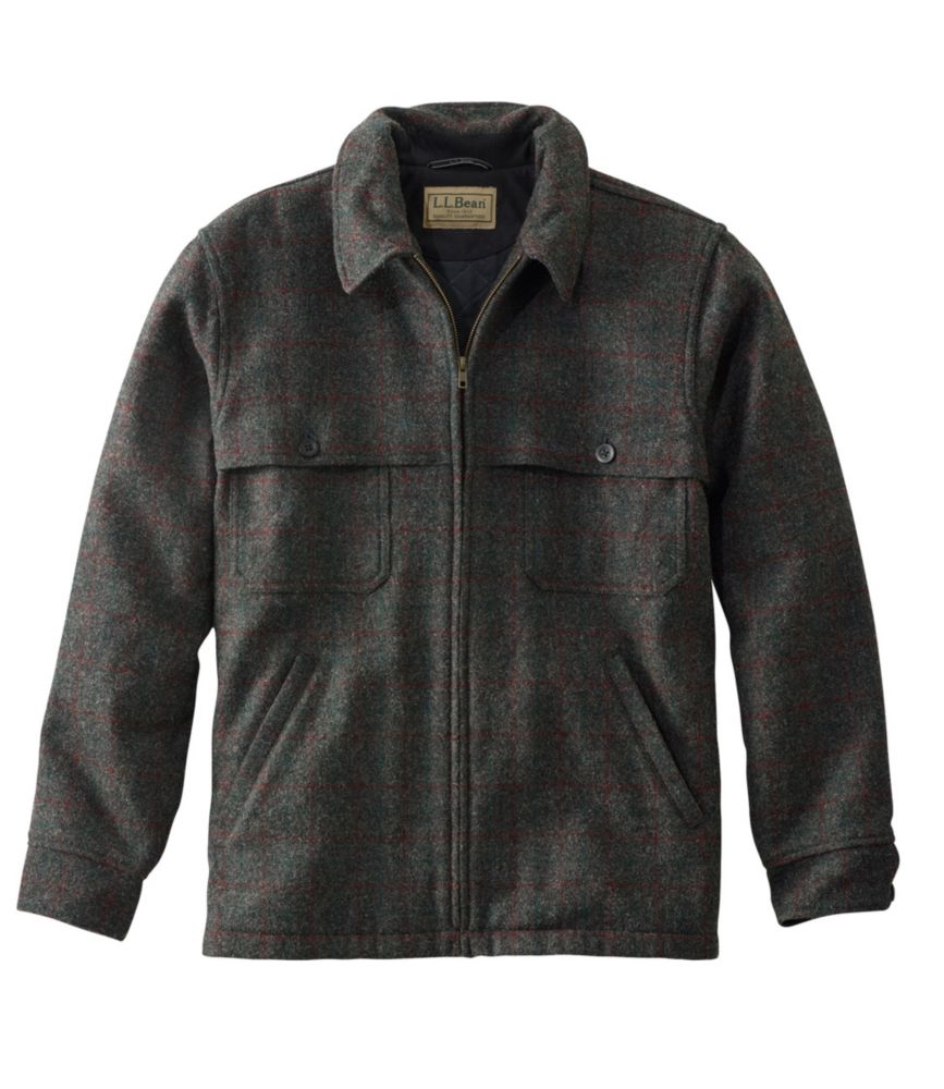 Men's Maine Guide Zip-Front Jac-Shirt with PrimaLoft, Plaid, Malone, small image number 1