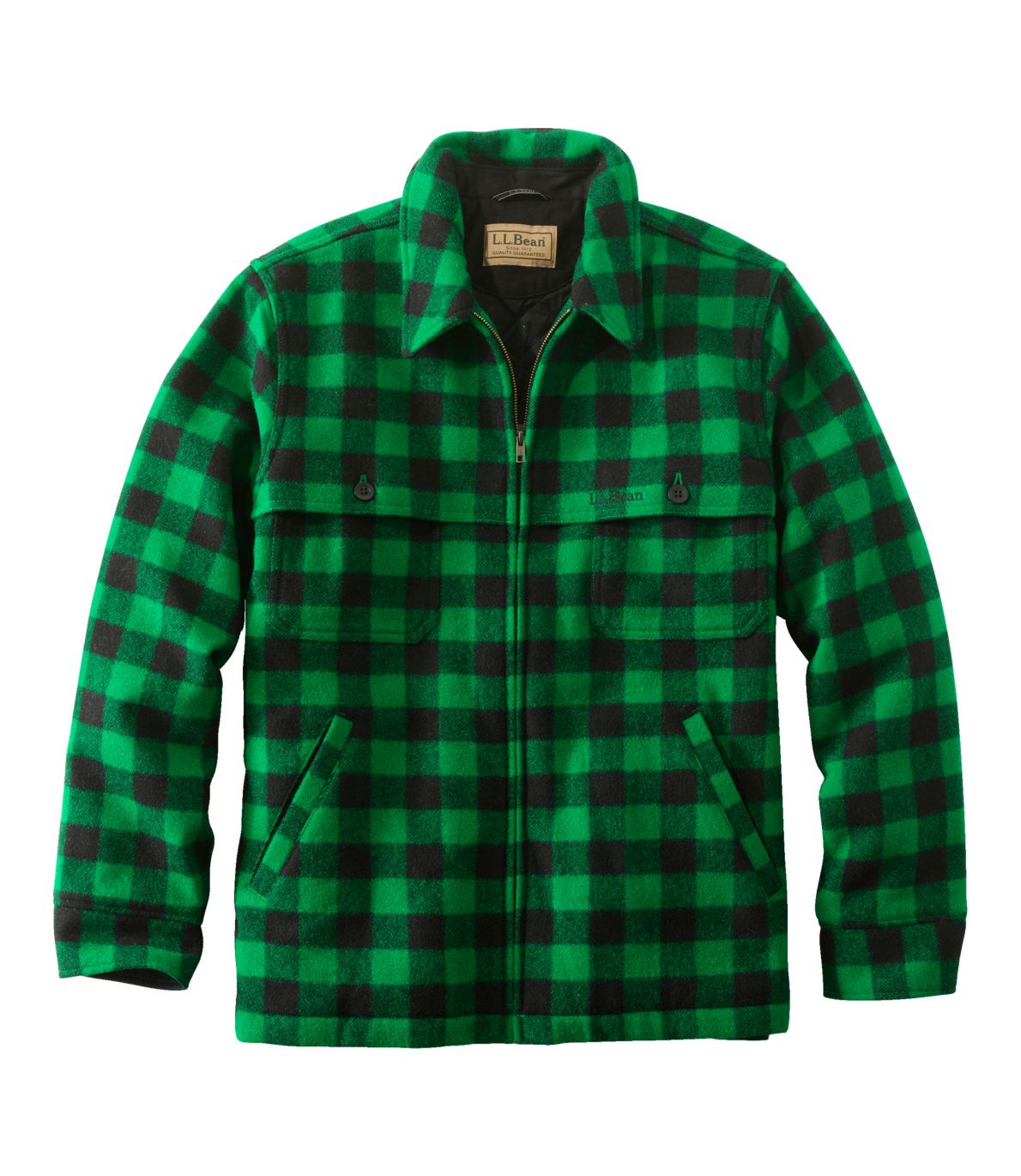 Men's Maine Guide Zip-Front Jac-Shirt with PrimaLoft, Plaid