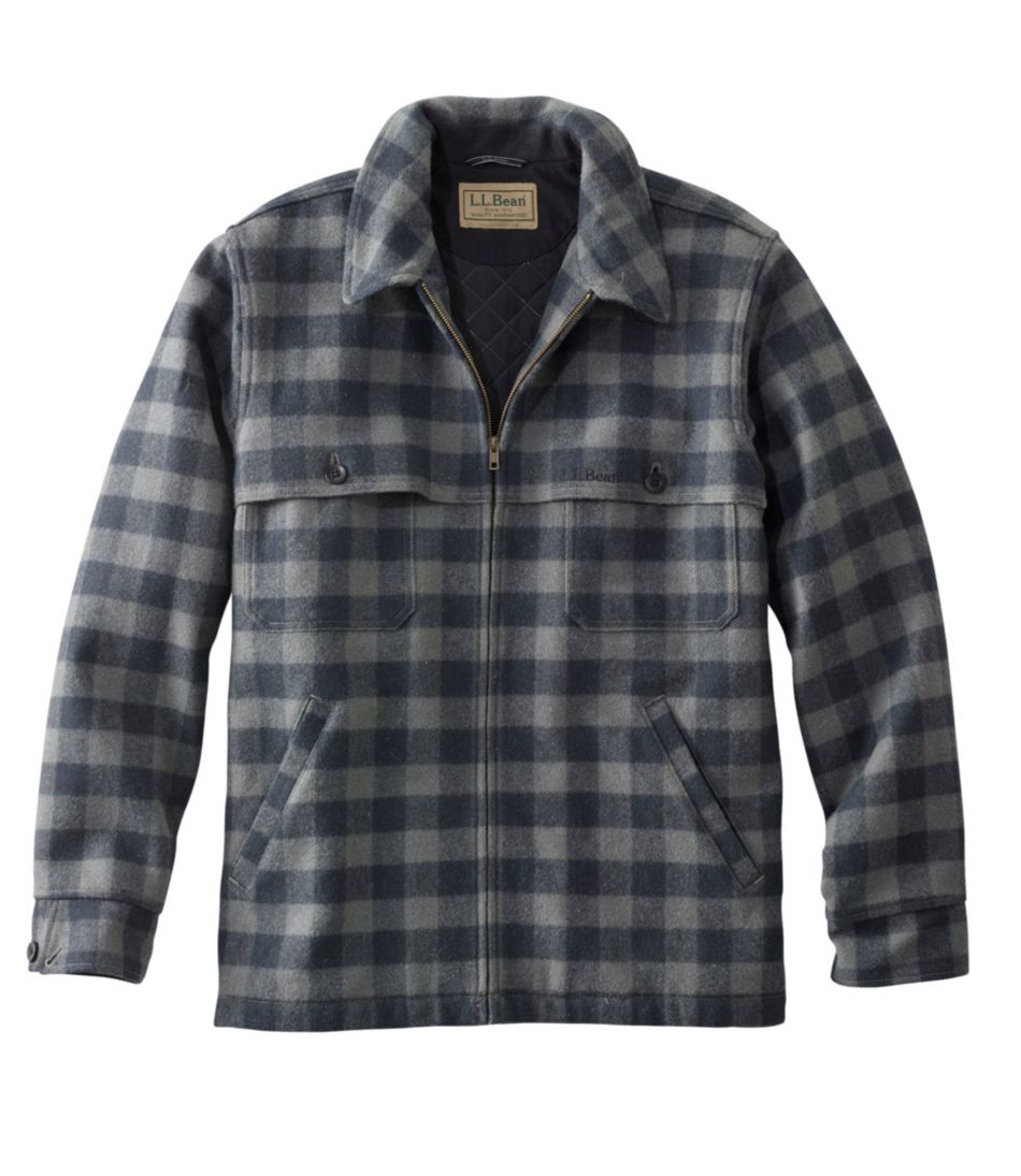 Men's Maine Guide Zip-Front Jac-Shirt with PrimaLoft, Plaid | Men's at ...