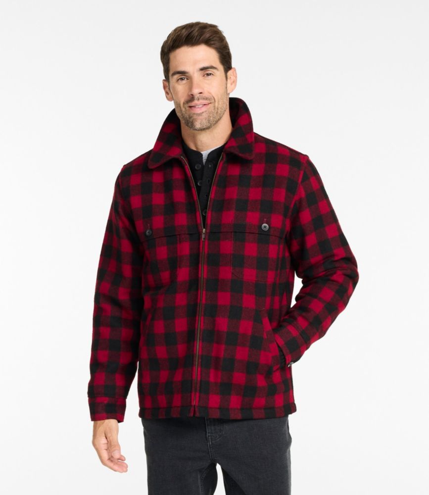Men's Maine Guide Zip-Front Jac-Shirt with PrimaLoft, Plaid